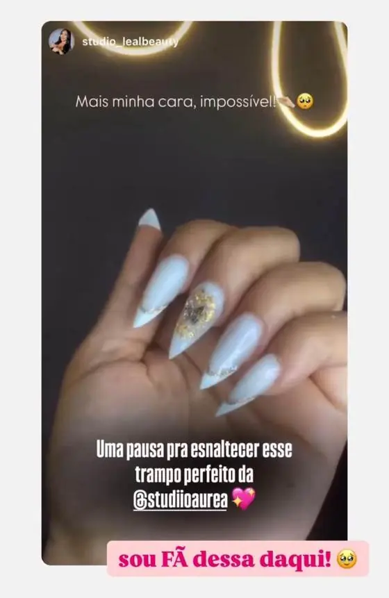 Depoimento de cliente marcando o Studio Áurea